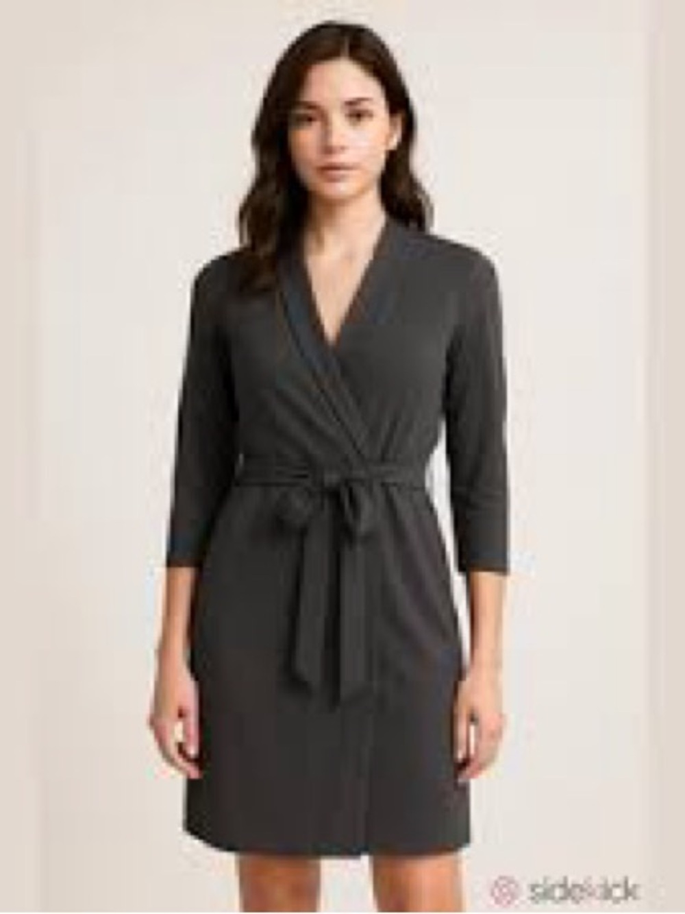 Wilfred Black Franca Wrap Dress